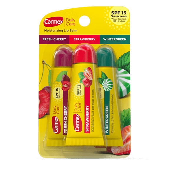 Carmex Moisturizing Variety Lip Balm Tube - (3 Pack)