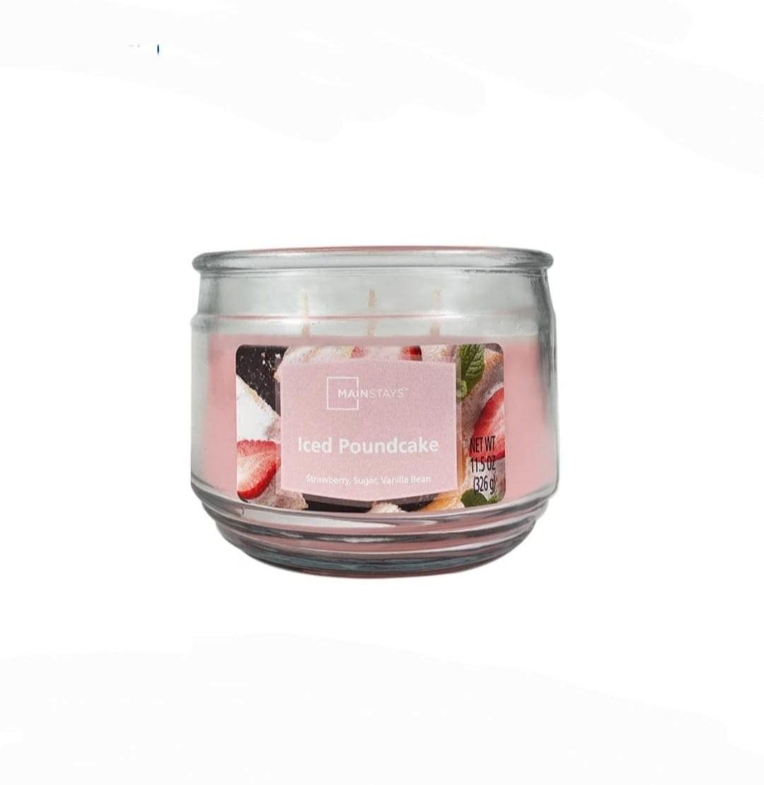 Iced Poundcake 3 Wick Jar Candle - (326g)