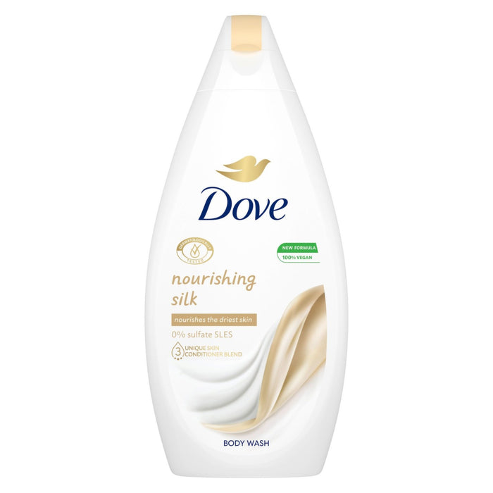 Dove  Nourishing Silk Body Wash - (450ml)