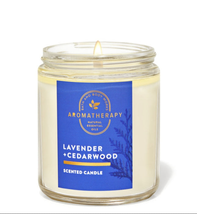 Lavender Cedarwood Single Wick Candle - (227g)