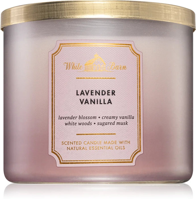 Lavender Vanilla 3 Wick Candle - (411g)
