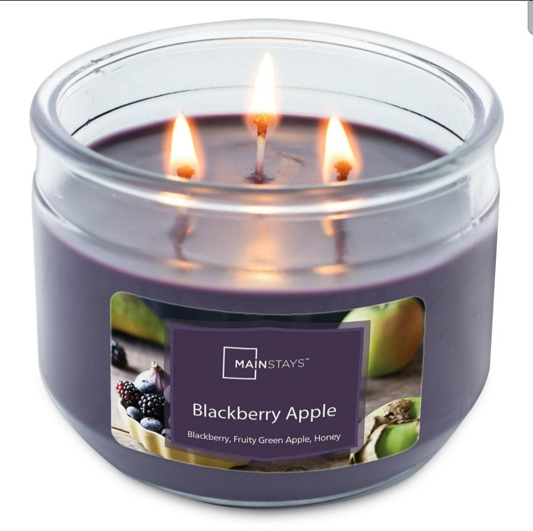 Blackberry Apple 3 Wick Candle- (326g)