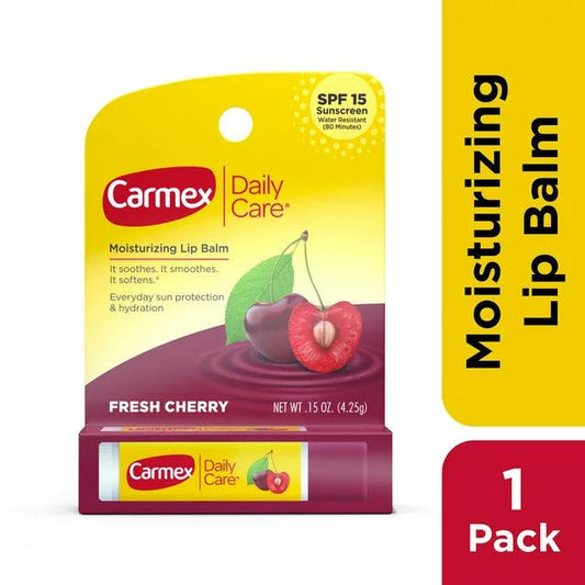 Carmex Moisturizing Fresh Cherry Lip Balm - (1 Pack)