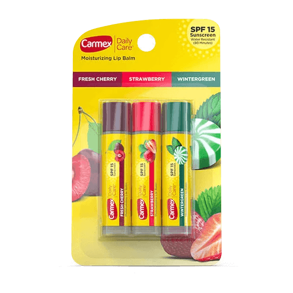 Carmex Moisturizing Variety Lip Balm - (3 Pack)