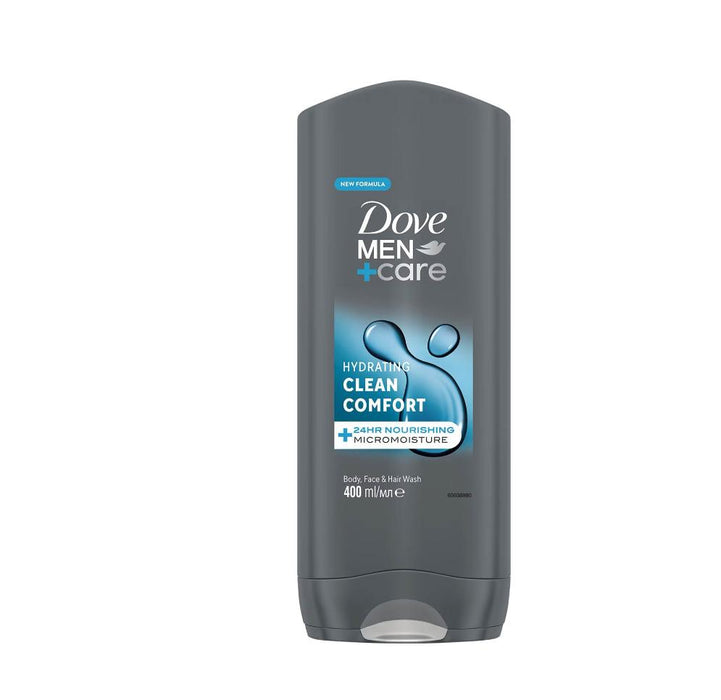Dove Men Clean Comfort 3-in-1 Wash - (400ml)