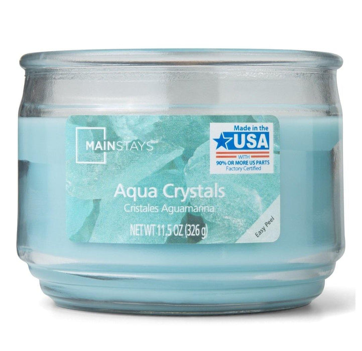 Aqua Crystals 3 Wick Jar Candle - Scenttherapy
