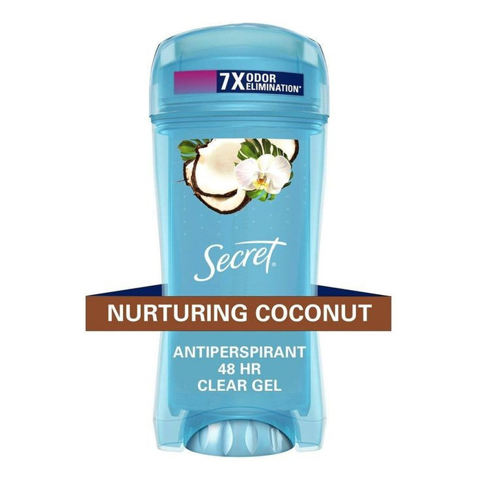 Secret Clear Gel & Deodorant Nurturing Coconut - (73g)