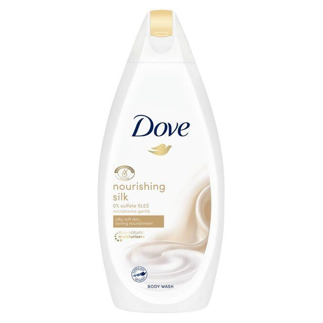 Dove Nourishing Silk Body Wash - (225ml)