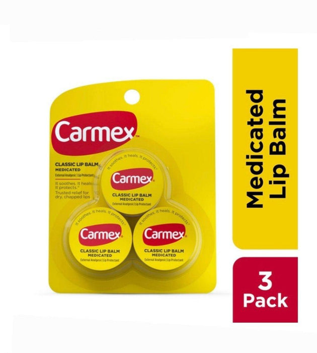 Carmex-Medicated Lip Balm Jar (3 pack) - Scenttherapy