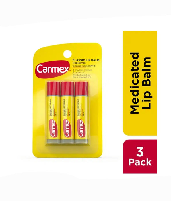 Carmex Medicated Lip Balm - (3 pack)