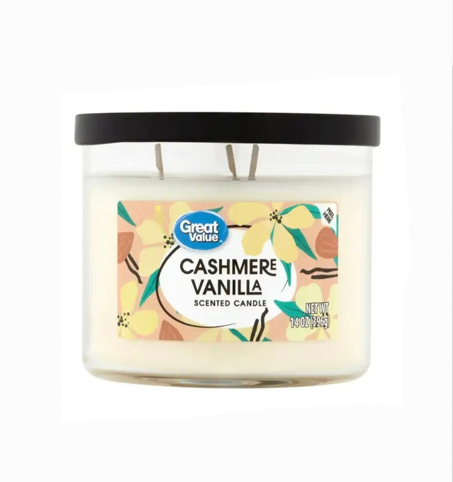 Cashmere Vanilla 3 Wick Candle - (396g)