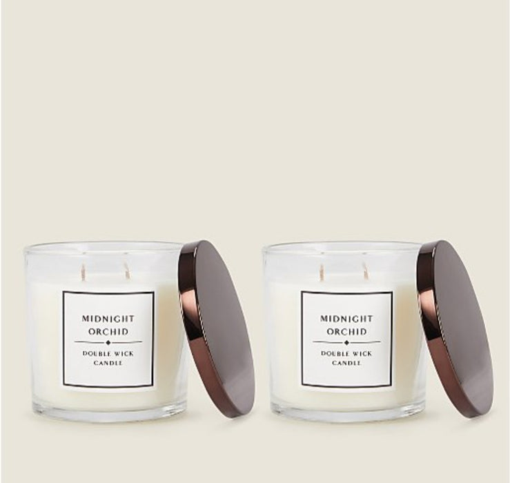 GH Midnight Orchid 2 Wick Jumbo Candle - (380g)