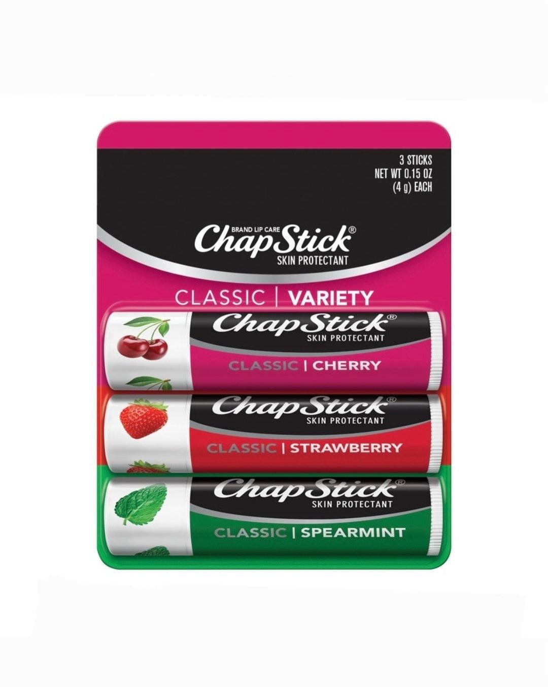 ChapStick Classic Variety Lip Balm - (3 Pack)