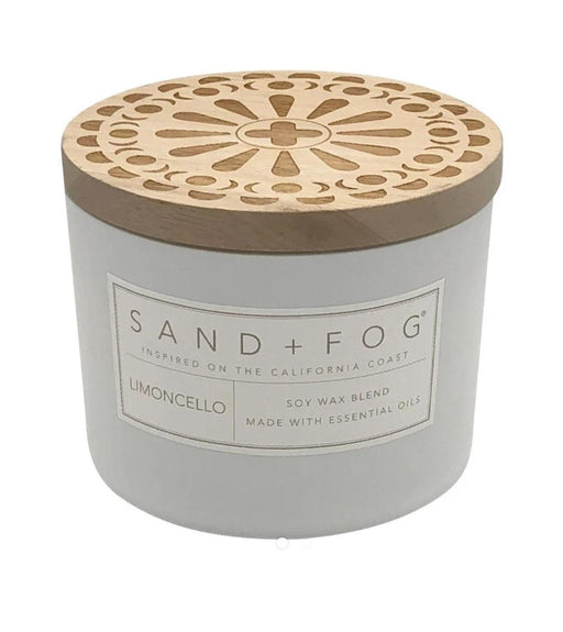 Limoncello Double Wick Candle - Wooden Lid - Scenttherapy