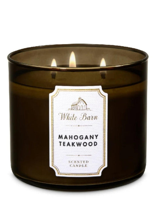 Mahogany Teakwood 3 Wick Candle - Scenttherapy