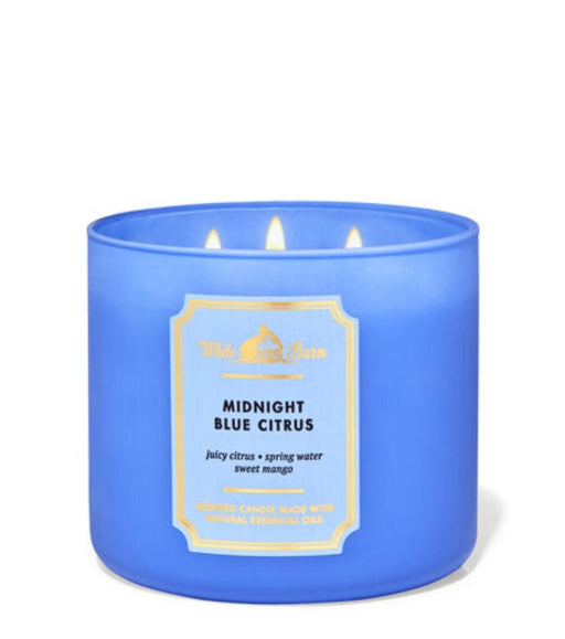 Midnight Blue Citrus 3 Wick Candle - Scenttherapy