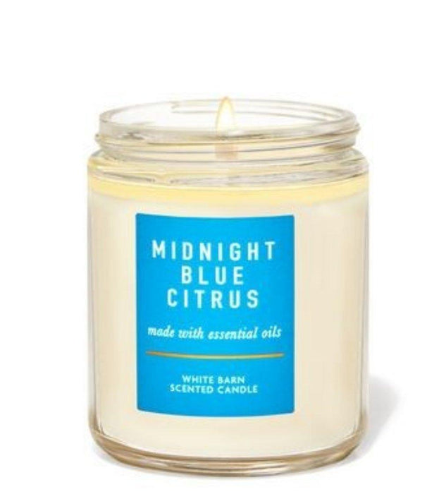 Midnight Blue Citrus Single Wick Candle - Scenttherapy