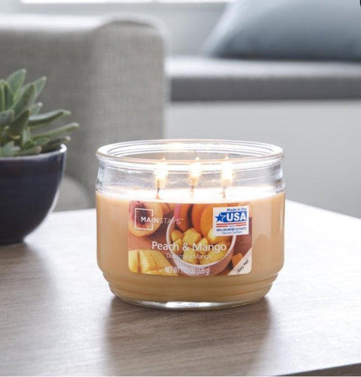 Peach & Mango 3 Wick Jar Candle - Scenttherapy