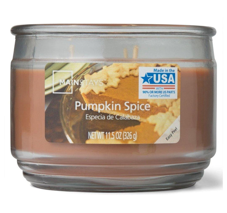Pumpkin Spice 3 Wick Jar Candle - Scenttherapy