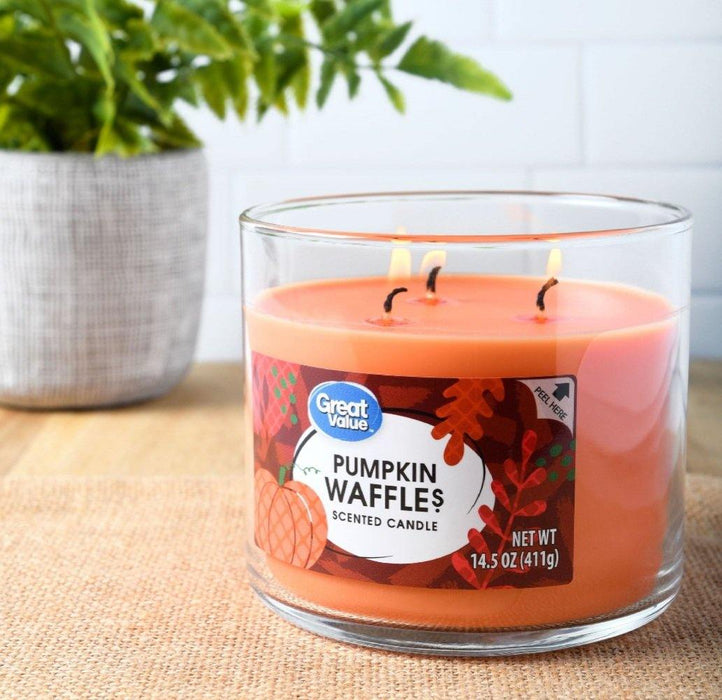 Pumpkin Waffles 3 Wick Scented Candle - Scenttherapy