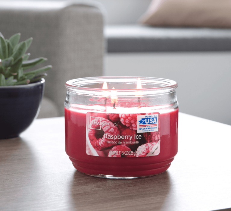Raspberry Ice 3 Wick Jar Candle - Scenttherapy