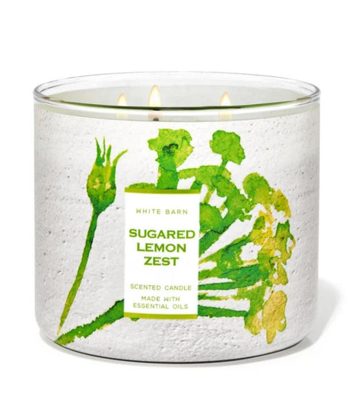 Sugared Lemon Zest  3 Wick Candle - Scenttherapy