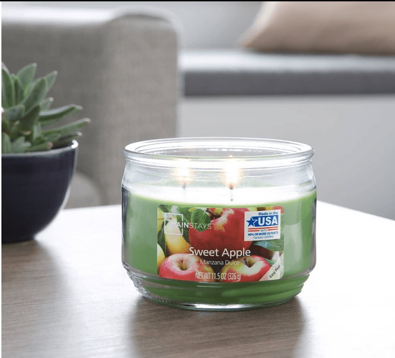 Sweet Apple 3 Wick Jar Candle - Scenttherapy